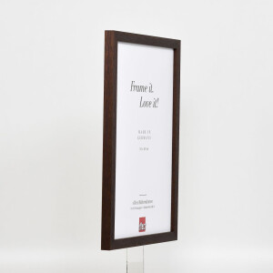 Effect wooden frame profile 33 wenge 10x10 cm normal glass