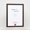 Effect wooden frame profile 33 wenge 10x10 cm normal glass