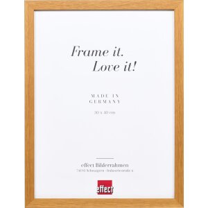 Effect wooden frame profile 33 oak 10x10 cm normal glass