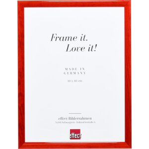 Effect Wooden Frame Profile 89 red 10x10 cm Normal Glass