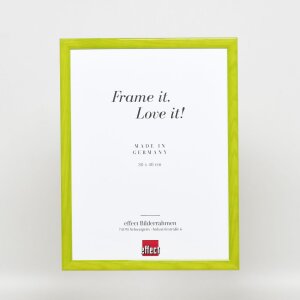 Effect Wooden Frame Profile 89 green 10x10 cm Normal Glass