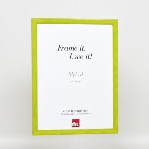 Effect Wooden Frame Profile 89 green 10x10 cm Normal Glass