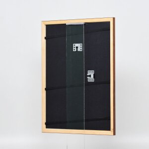 Effect Wooden Frame Profile 89 dark brown 10x10 cm Normal Glass