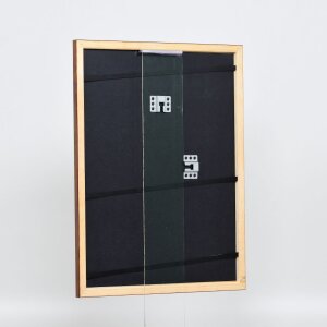 Effect Wooden Frame Profile 89 dark brown 10x10 cm Normal Glass