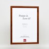 Effect Wooden Frame Profile 89 dark brown 10x10 cm Normal Glass