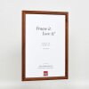 Effect Wooden Frame Profile 89 dark brown 10x10 cm Normal Glass