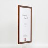 Effect Wooden Frame Profile 89 dark brown 10x10 cm Normal Glass