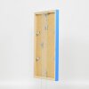 Wooden frame Top Cube 10x10 cm blue acrylic glass