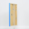 Wooden frame Top Cube 10x10 cm blue acrylic glass