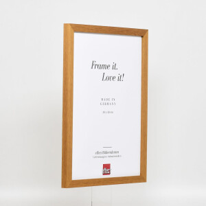 Effect wooden frame profile 33 oak 10x10 cm anti-reflective glass