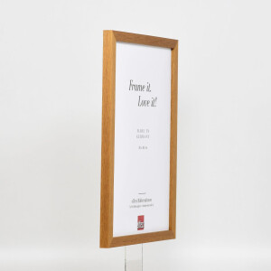 Effect wooden frame profile 33 oak 10x10 cm anti-reflective glass