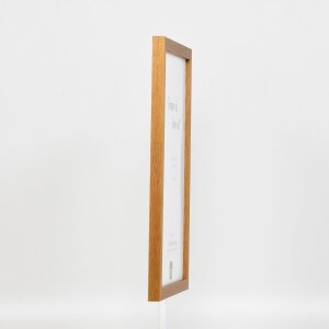 Effect wooden frame profile 33 oak 10x10 cm anti-reflective glass