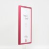 Effect Wooden Frame Profile 35 red 10x10 cm Museum Glass