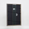 Effect solid wood frame Profile 25 nut brown 10x10 cm Acrylic glass