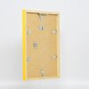 Wooden frame Top Cube 10x10 cm yellow museum glass