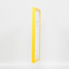 Wooden frame Top Cube 10x10 cm yellow museum glass