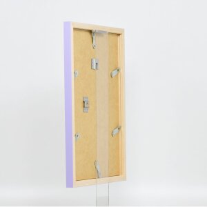 Wooden frame Top Cube 10x10 cm lilac museum glass