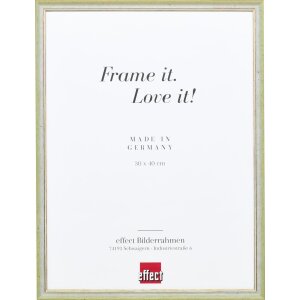 Effect solid wood frame Profile 25 green 10x10 cm Museum...