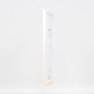 Effect Wooden Frame Profile 32 white 10x10 cm Museum Glass