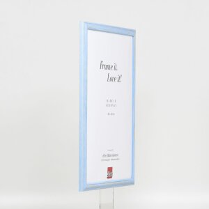 Effect Wooden Frame Profile 32 blue 10x10 cm Museum Glass