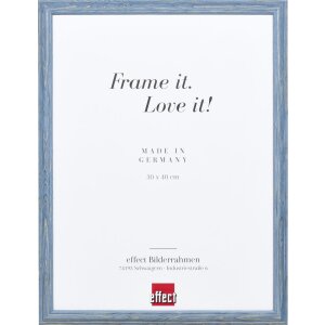 Effect Wooden Frame Profile 32 grey-blue 10x10 cm Museum...