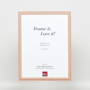 Effect wooden frame profile 32 light brown 10x10 cm museum glass