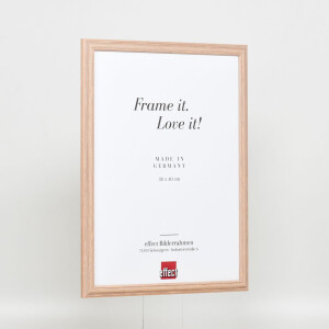 Effect wooden frame profile 32 light brown 10x10 cm museum glass