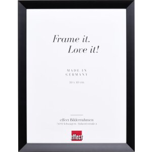 Effect Wooden Frame Top N black 10x10 cm Anti-reflective...