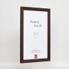 Effect Wooden Frame Top N rosewood 10x10 cm Anti-reflective glass