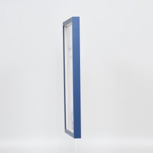 Effect wooden frame profile 35 blue 10x10 cm normal glass + spacer