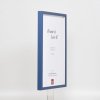 Effect wooden frame profile 35 blue 10x10 cm normal glass + spacer