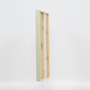 Effect wooden frame Profile 35 green 10x10 cm normal glass + spacer