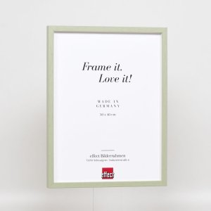 Effect wooden frame Profile 35 green 10x10 cm normal glass + spacer