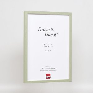 Effect wooden frame Profile 35 green 10x10 cm normal glass + spacer