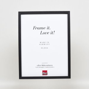 Effect wooden frame profile 35 black 10x10 cm normal glass + spacer