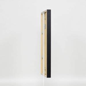 Effect wooden frame profile 35 black 10x10 cm normal glass + spacer