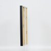 Effect wooden frame profile 35 black 10x10 cm normal glass + spacer