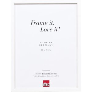 Effect wooden frame Profile 35 white 10x10 cm normal...