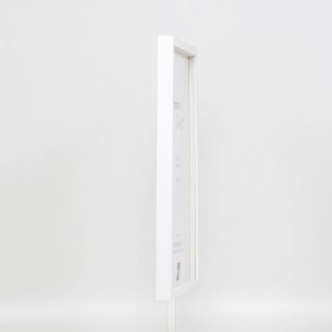 Effect wooden frame Profile 35 white 10x10 cm normal glass + spacer