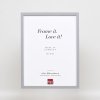 Effect wooden frame profile 35 light grey 10x10 cm normal glass + spacer