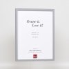 Effect wooden frame profile 35 light grey 10x10 cm normal glass + spacer