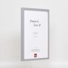 Effect wooden frame profile 35 light grey 10x10 cm normal glass + spacer