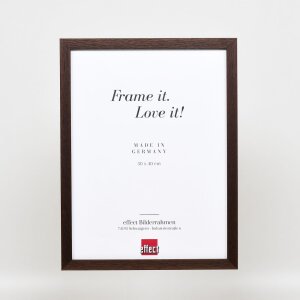 Effect wooden frame profile 33 wenge 10x10 cm acrylic glass