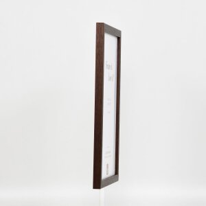 Effect wooden frame profile 33 wenge 10x10 cm acrylic glass