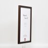 Effect wooden frame profile 33 wenge 10x10 cm acrylic glass