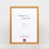 Effect wooden frame profile 33 oak 10x10 cm acrylic glass