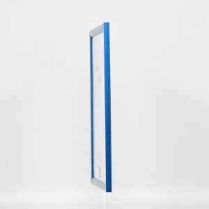 Effect wooden frame profile 89 blue 10x10 cm acrylic glass