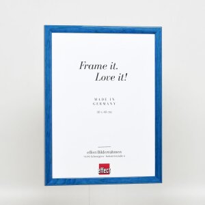 Effect wooden frame profile 89 blue 10x10 cm acrylic glass