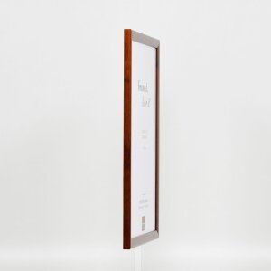 Effect wooden frame profile 89 dark brown 10x10 cm acrylic glass