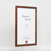 Effect wooden frame profile 89 dark brown 10x10 cm acrylic glass